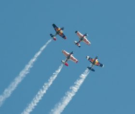 Aircraft flight show Stock Photo 07