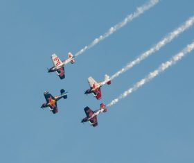 Aircraft flight show Stock Photo 08