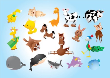 Animal Comics vector