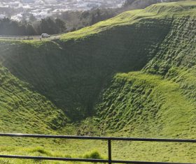 Auckland New Zealand Mount Eden Landscapes Stock Photo 02