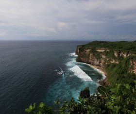 Bali Lovers Cliff Natural Scenery Stock Photo 01
