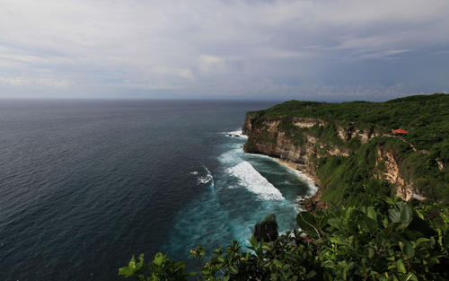 Bali Lovers Cliff Natural Scenery Stock Photo 01