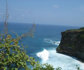 Bali Lovers Cliff Natural Scenery Stock Photo 02