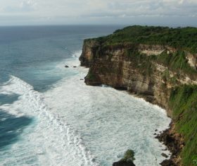 Bali Lovers Cliff Natural Scenery Stock Photo 03