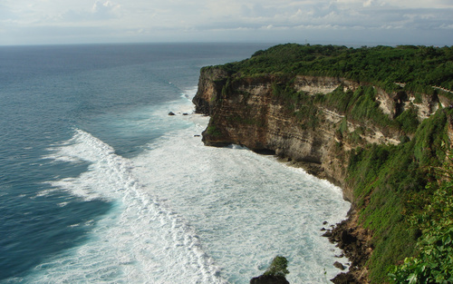 Bali Lovers Cliff Natural Scenery Stock Photo 03