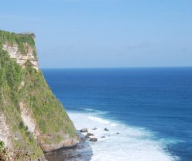 Bali Lovers Cliff Natural Scenery Stock Photo 05