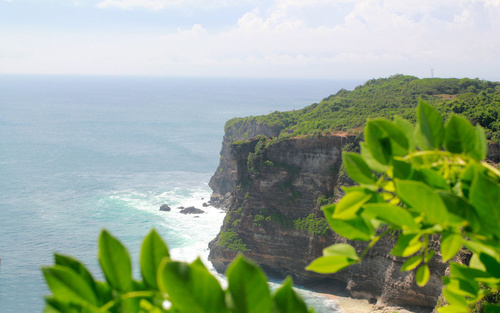 Bali Lovers Cliff Natural Scenery Stock Photo 06