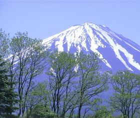 Beautiful Mount Fuji scenery Stock Photo 01