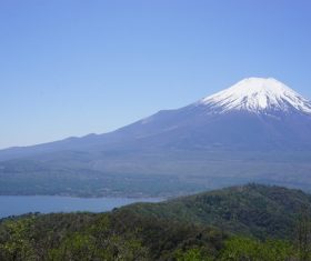 Beautiful Mount Fuji scenery Stock Photo 02