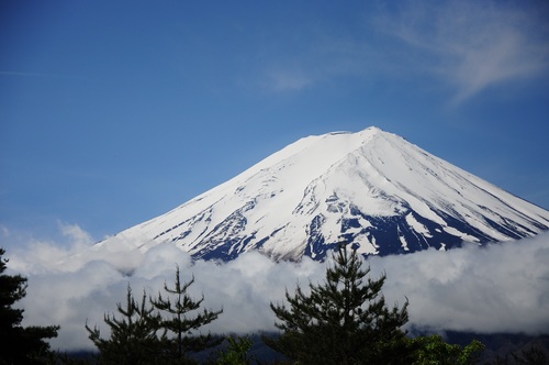 Beautiful Mount Fuji scenery Stock Photo 03
