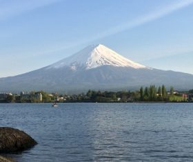 Beautiful Mount Fuji scenery Stock Photo 04
