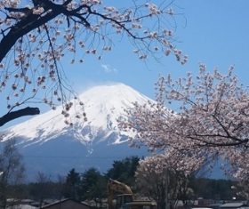 Beautiful Mount Fuji scenery Stock Photo 05