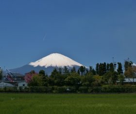 Beautiful Mount Fuji scenery Stock Photo 07