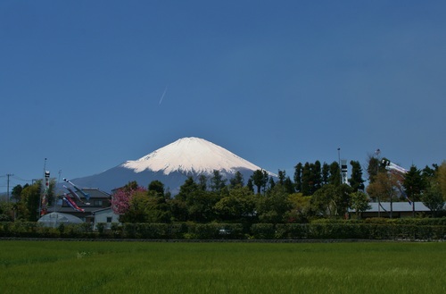 Beautiful Mount Fuji scenery Stock Photo 07