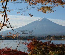 Beautiful Mount Fuji scenery Stock Photo 08