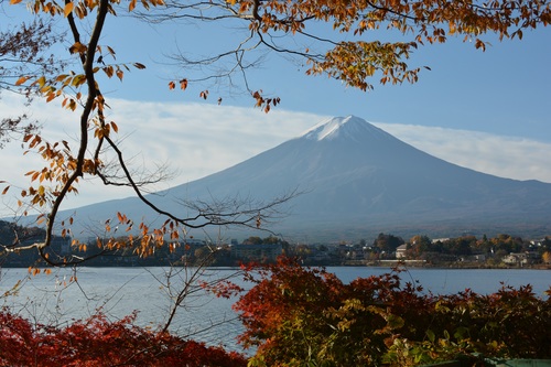 Beautiful Mount Fuji scenery Stock Photo 08