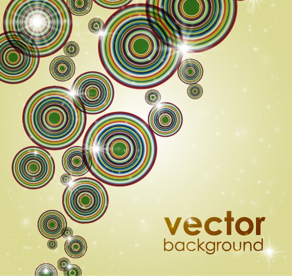 Beautiful ring background vector graphic