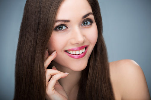 Beautiful young woman makeup Stock Photo 08