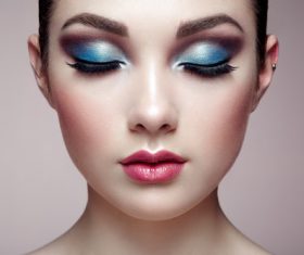 Beautiful young woman makeup Stock Photo 12