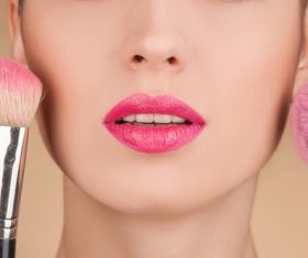 Beautiful young woman makeup Stock Photo 14