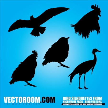 Birds Silhouettes vector