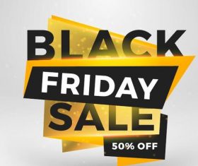 Black firday sale discount banners creative vectors 01
