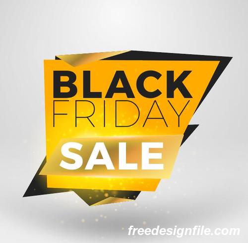 Black firday sale discount banners creative vectors 04