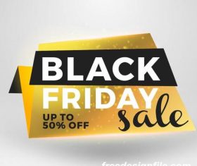 Black firday sale discount banners creative vectors 05