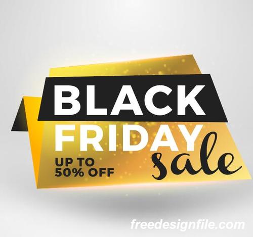 Black firday sale discount banners creative vectors 05
