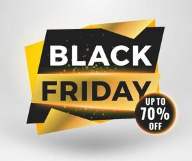 Black firday sale discount banners creative vectors 06
