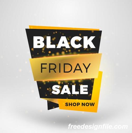 Black firday sale discount banners creative vectors 07