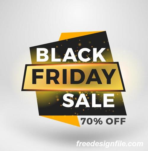 Black firday sale discount banners creative vectors 09