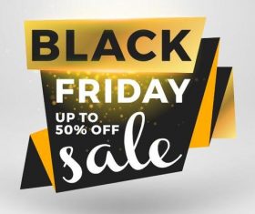 Black firday sale discount banners creative vectors 11
