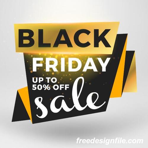 Black firday sale discount banners creative vectors 11