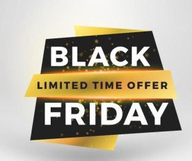 Black firday sale discount banners creative vectors 12
