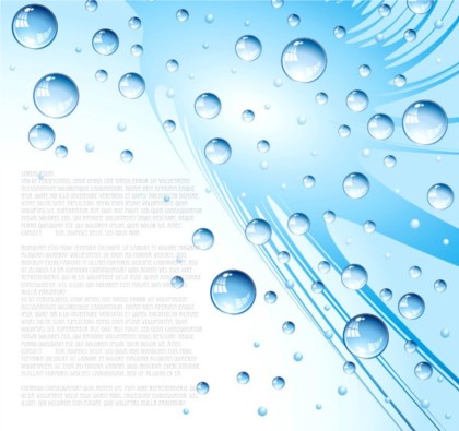 Blue bubble splash-ink background vector