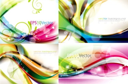 Bright colorful Xuandong background vectors material