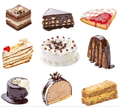 Cakes Collages vector design