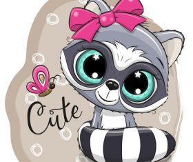 Cartoon cat cute design vectors material 03