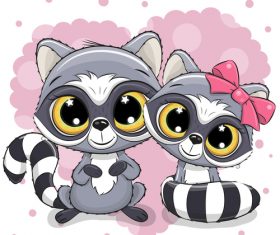 Cartoon cat cute design vectors material 04