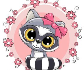 Cartoon cat cute design vectors material 06