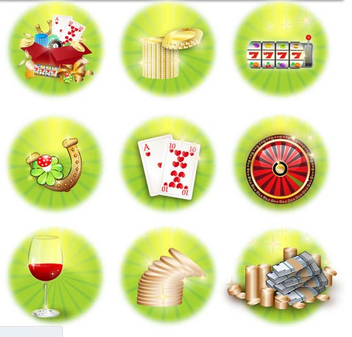 Casino Elements free Illustration vector