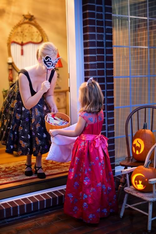 Children celebrating Halloween Stock Photo 06