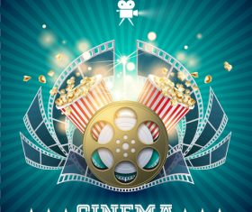 Cinema object background vector material 01
