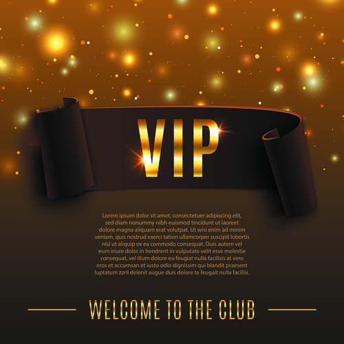 Club VIP members background design vector 02