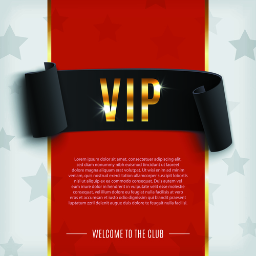 Club VIP members background design vector 03