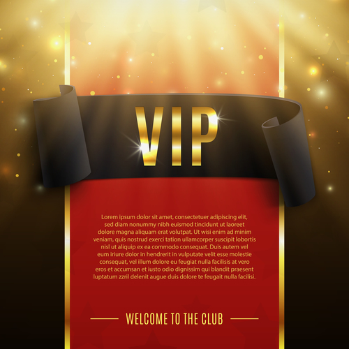 Club VIP members background design vector 04