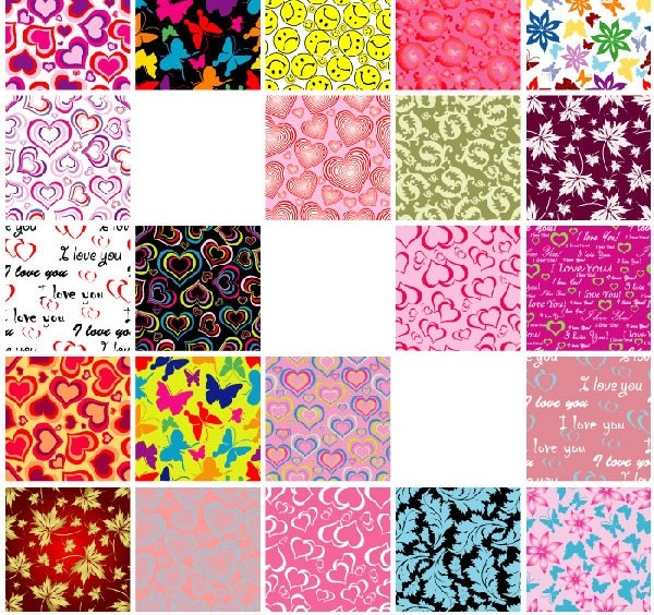 Common tiled background vector