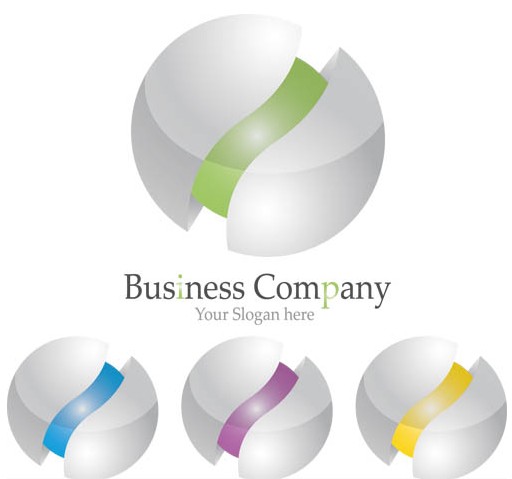 Company Round Logo art vector