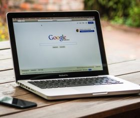 Computer on the table Stock Photo 05